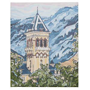 Old Main Painted Canvas Art by Justin Patten